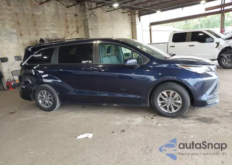 2023 Toyota Sienna Le z USA, uszkodzony, nr VIN 5TDBRKEC5PS175297